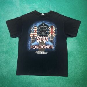 Styx Foreigner Soundtrack of Summer 2014 Tour Shirt
